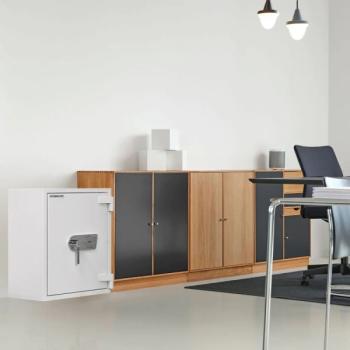 Rottner Wertschutzschrank EN2 Diamant Fire PO65 Doppelbartschloss lichtgrau T05910